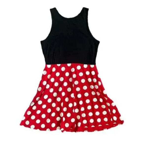 Disney Minnie Mouse Women's Tank Top A-Line Sun Dress Stretch XL (15-17) - Picture 2 of 7